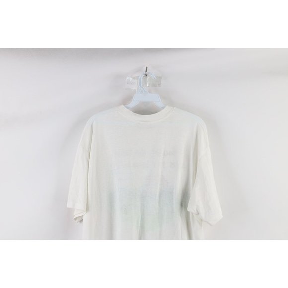 Vintage 90s Streetwear XL I Fought The Lawn and the Lawn Won Cartoon T-Shirt USA - Picture 13 of 16